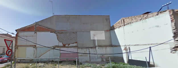 Solar donde se ubicaba la casa de los hechos