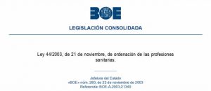 qmph-blog-querido-pamies-ley44-2003-profesiones-sanitarias